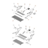 Amortiguadores (4 piezas) para los estribos THULE V10 y V15 - 1500602971