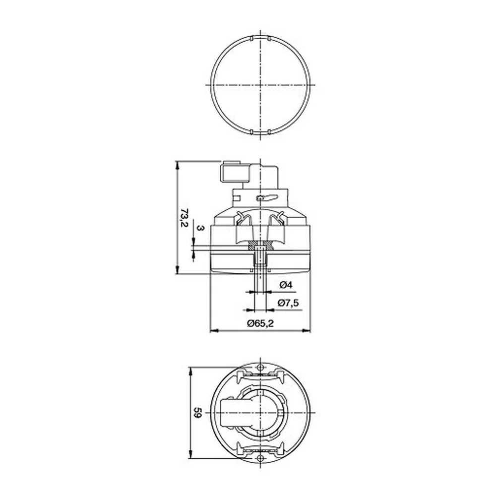 JOKON BL 65 : Faro intermitente para caravana Sterckemann y Caravelair