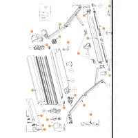 Brazo izquierdo para Thule Omnistore 8000 - longitudes de toldo de 400 cm y más