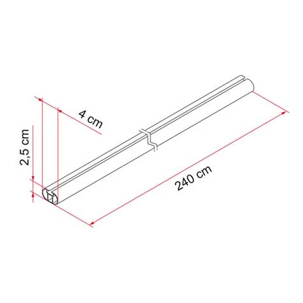 Allzweckleiste FIXING BAR PRO L Fiamma