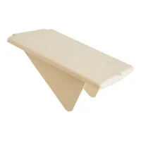 Recessed male socket P17 16A Cover - swivel plug - white housing