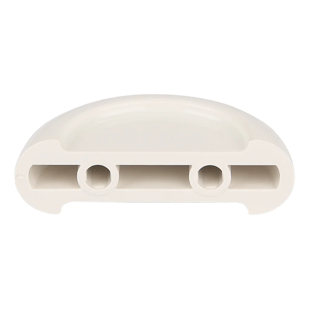 Tirador pequeño de plástico para muebles - blanco