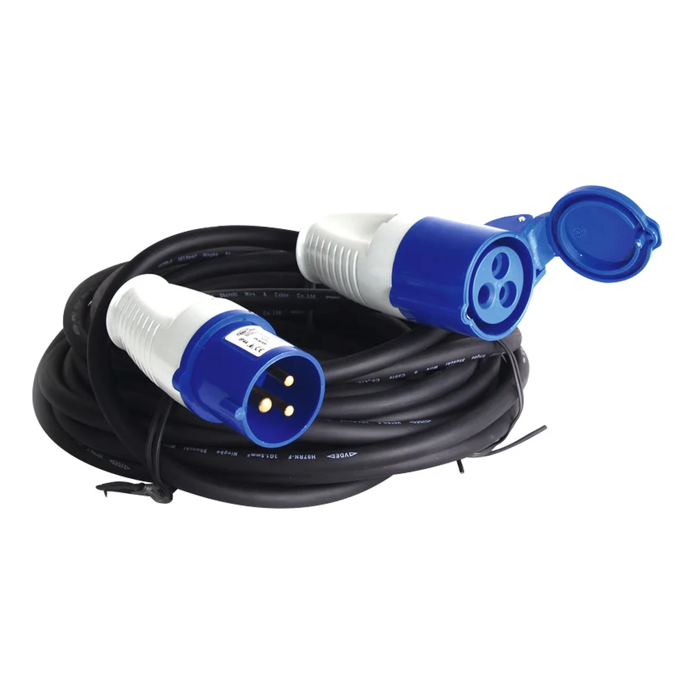 Alargador para 2 tomas CEE17 - 10 m - calidad superior