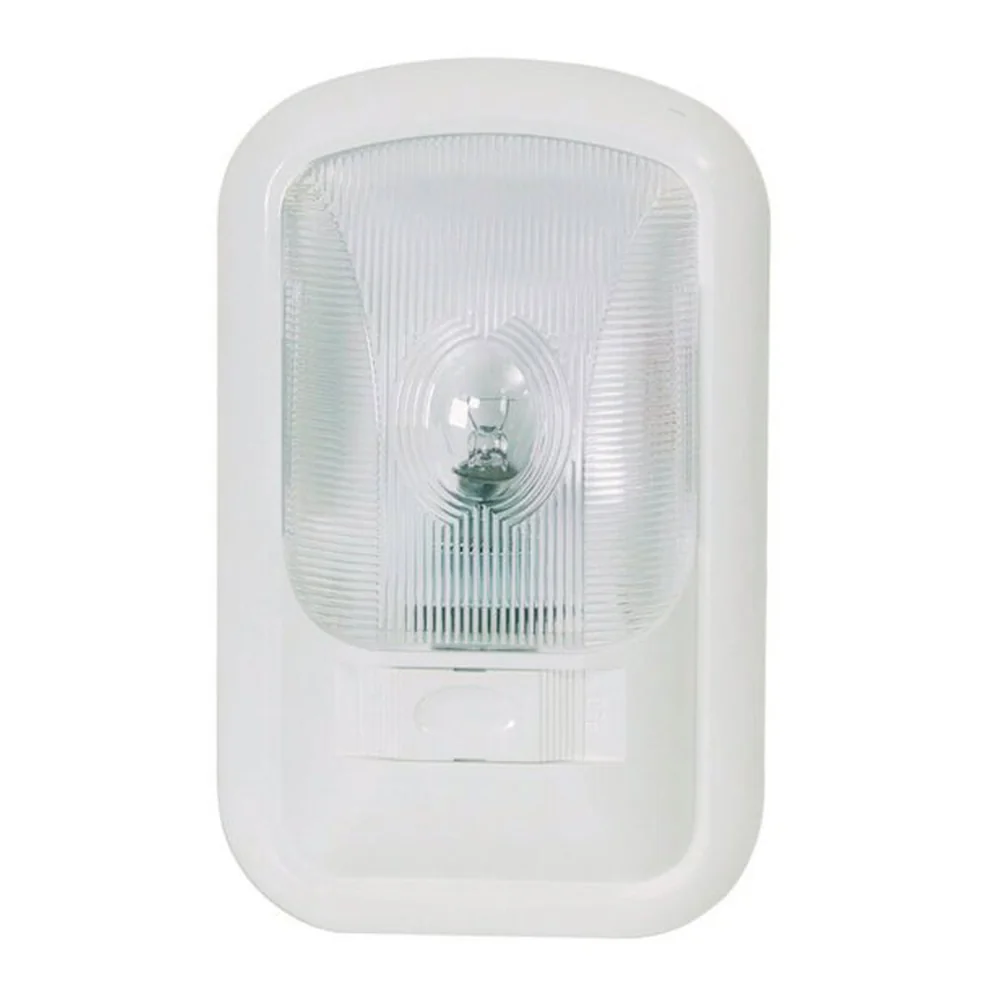 Lámpara de pared 21W - color blanco - con interruptor de encendido / apagado - para autocaravanas y caravanas.