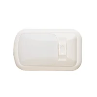 Lámpara de pared 21W - color blanco - con interruptor de encendido / apagado - para autocaravanas y caravanas.