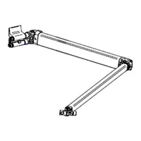 Left arm complete for Thule 5200 awning L: 300 cm
