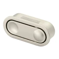 Galvanized steel recessed secret handle