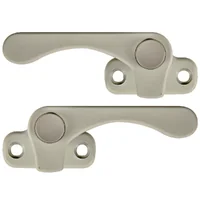 Set van 2 grijze sluitingen met Plastoform-knop