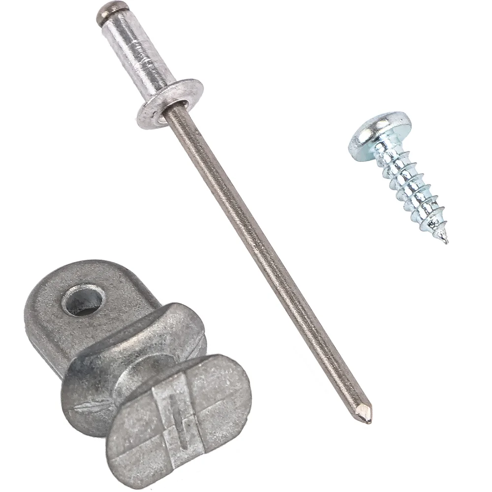 Corredera de hierro + 1 remache + 1 tornillo para mampara REMIForm beis