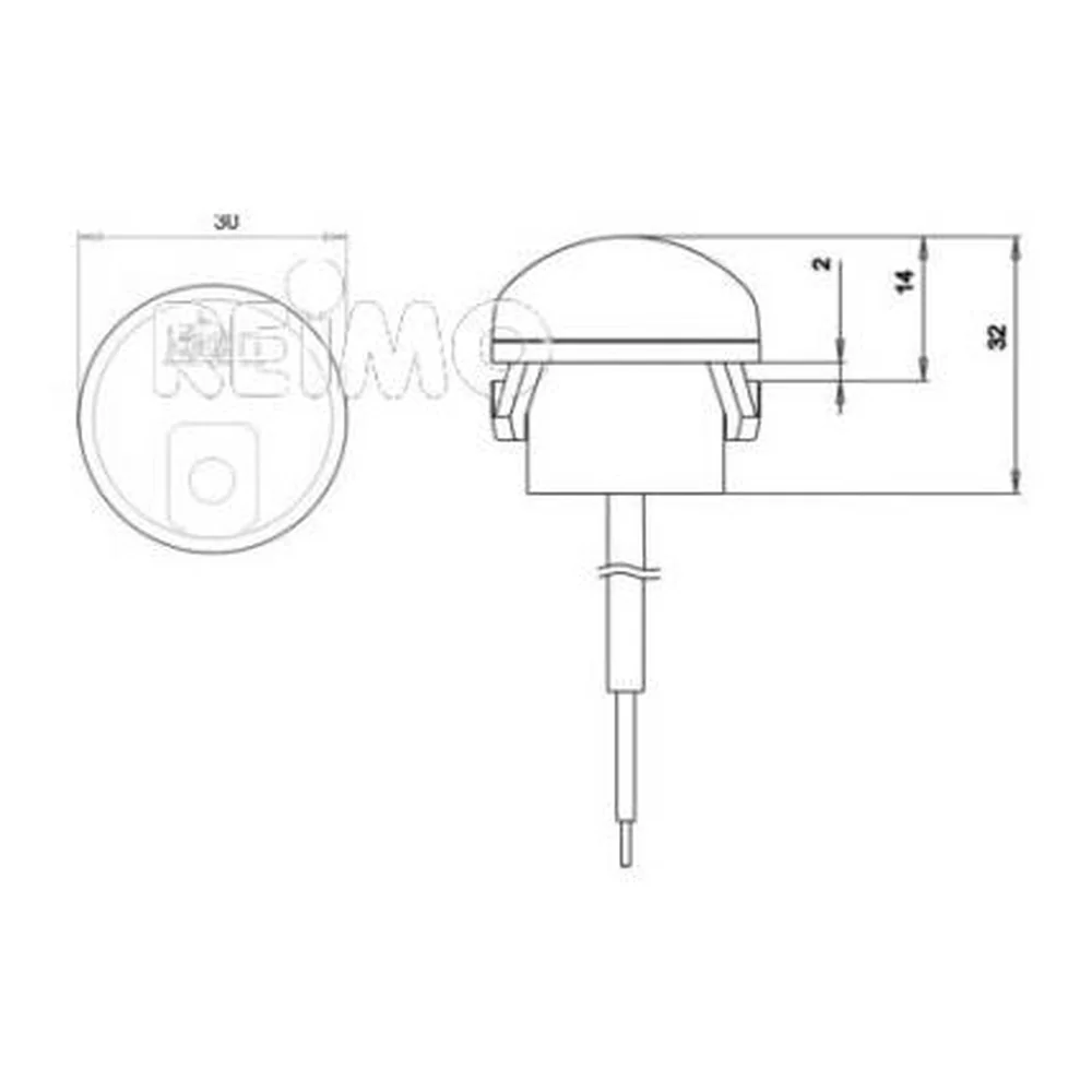 LUZ DE POSICIÓN DELANTERA BLANCA CON LED JOKON - PL30B