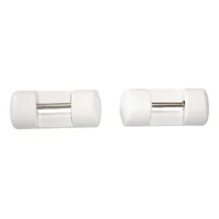 Kit de fijación superior del portabicicletas QUIPON, blanco - para autocaravanas HYMER a partir de 2003 - por par