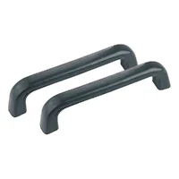 Juego de 2 asas negras separadas 180 mm
