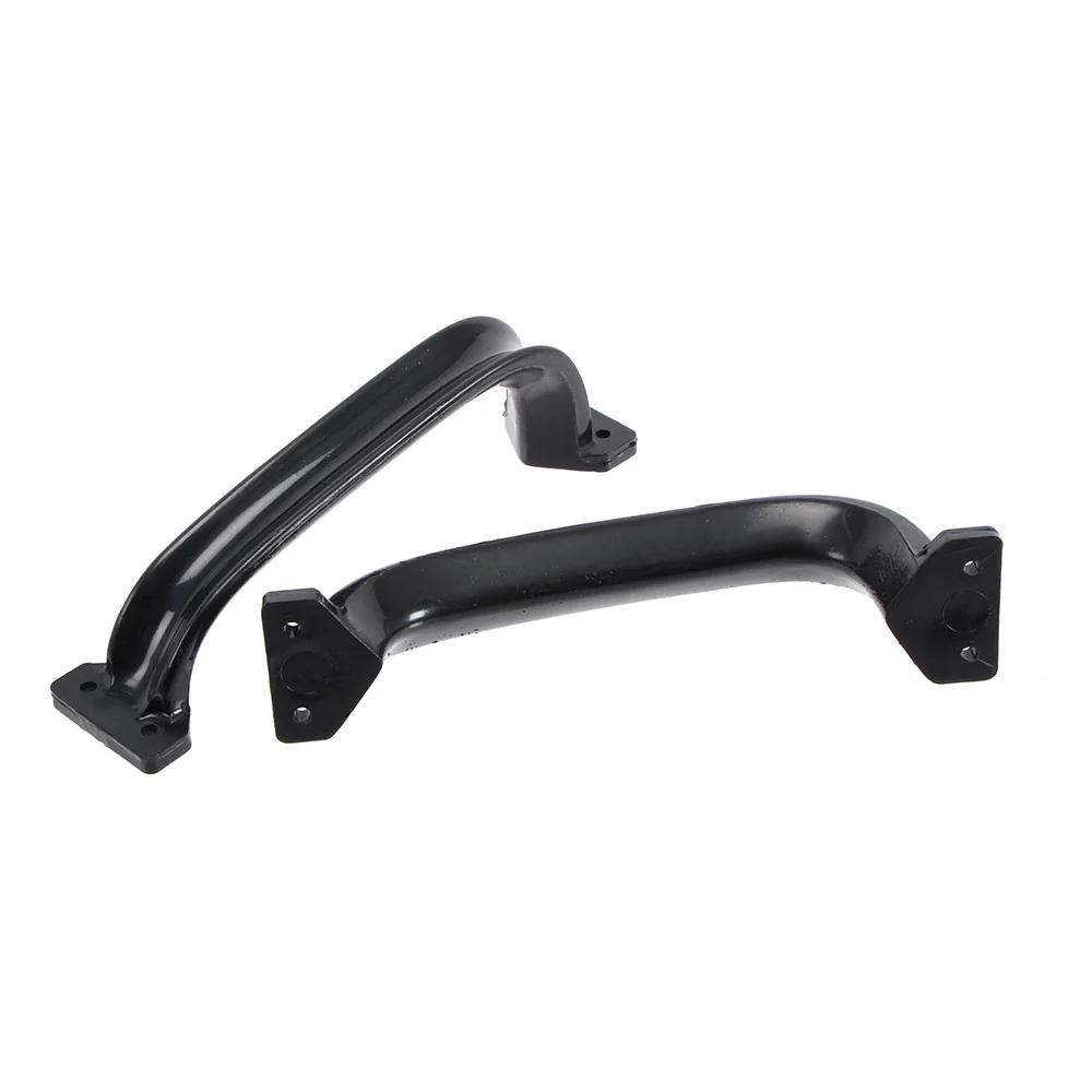 Set of 2 black 180 mm Chantal pull handles