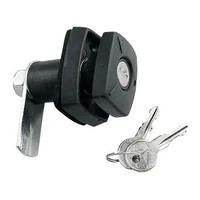 Black push square lock FAP 2000