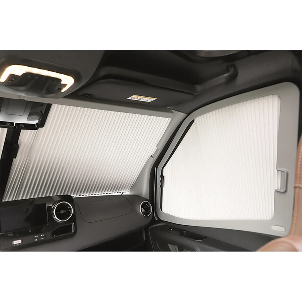 Beige Remifront IV curtain for passenger window of Fiat Ducato X250/X290 from 09/2011 to 2020