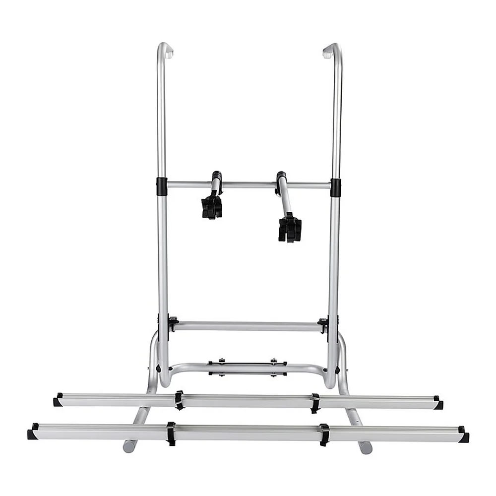 Fahrradträger BIKE RACK QUIPON für Wohnmobile - Silbergrau - 2 Elektrofahrräder