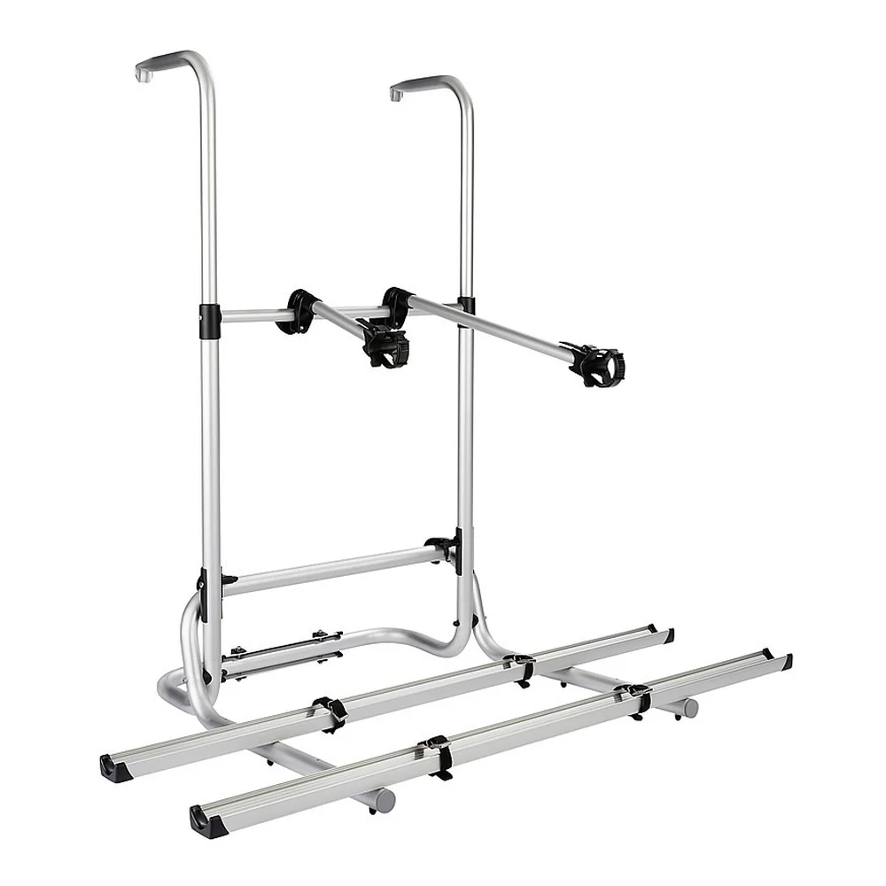 Fahrradträger BIKE RACK QUIPON für Wohnmobile - Silbergrau - 2 Elektrofahrräder