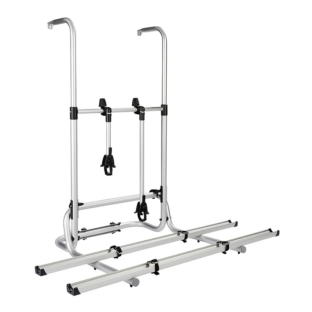 Fahrradträger BIKE RACK QUIPON für Wohnmobile - Silbergrau - 2 Elektrofahrräder