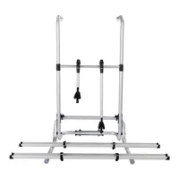 Fahrradträger BIKE RACK QUIPON für Wohnmobile - Silbergrau - 2 Elektrofahrräder