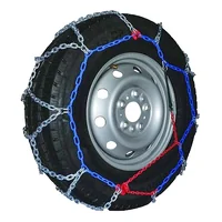 Juego de cadenas de nieve HTD de tamaño 2 para furgonetas y furgones - neumáticos de 15" y 16