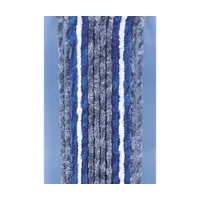 Insect-proof tracked curtain 185x56 mm for caravans Grey blue white