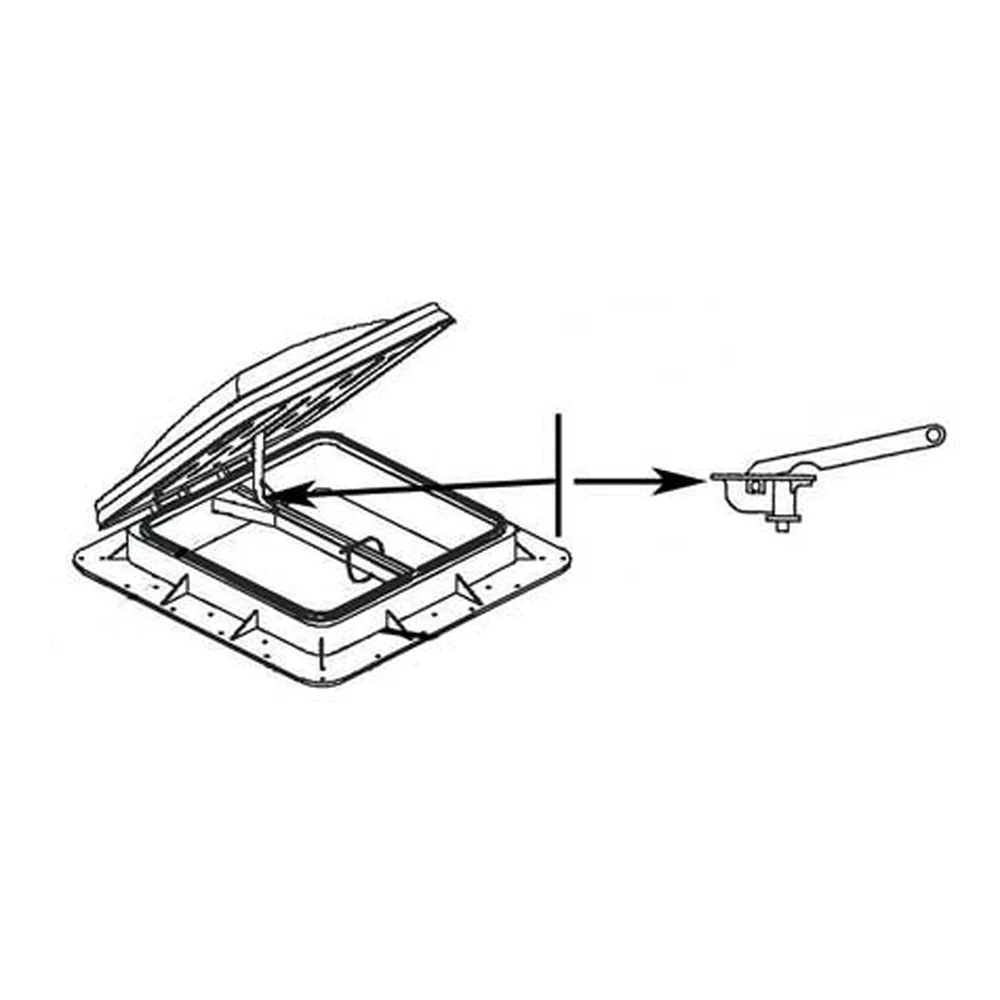 FIAMMA Vent 28 & 40 TurboVent 28 & 40 Vent skylight mechanism