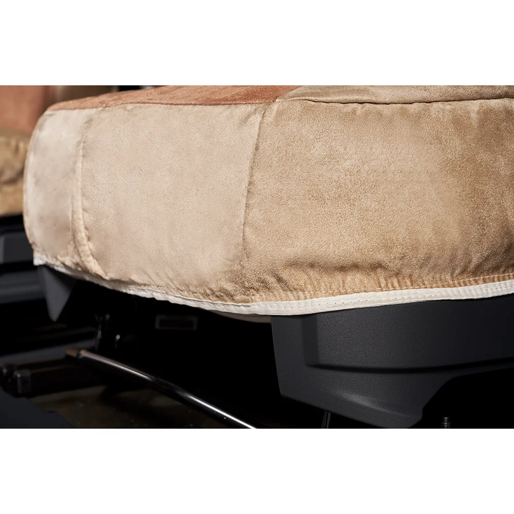 Funda de asiento beige/arena para autocaravana Ducato desde 07/2006 hasta finales de 2014 - altura del respaldo 83,5 cm - chasis X250 y X290