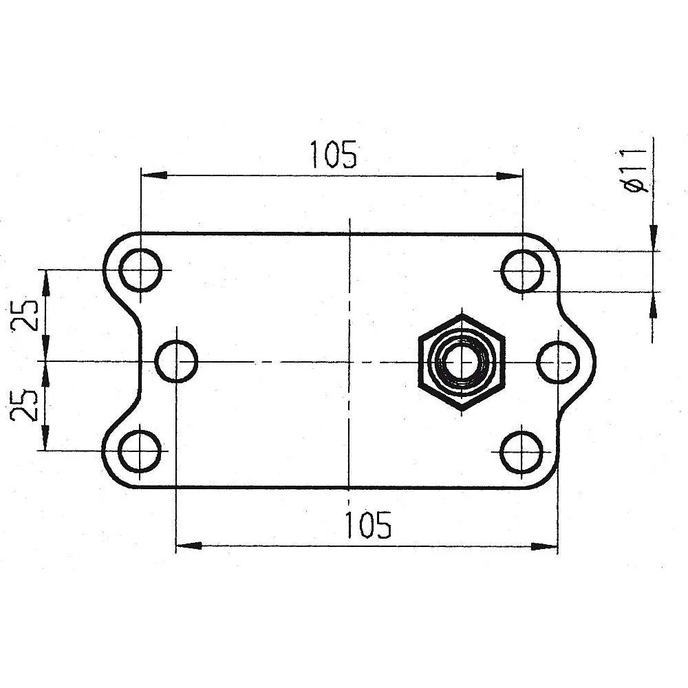 Screw-on collar 48 mm diameter - retractable handle