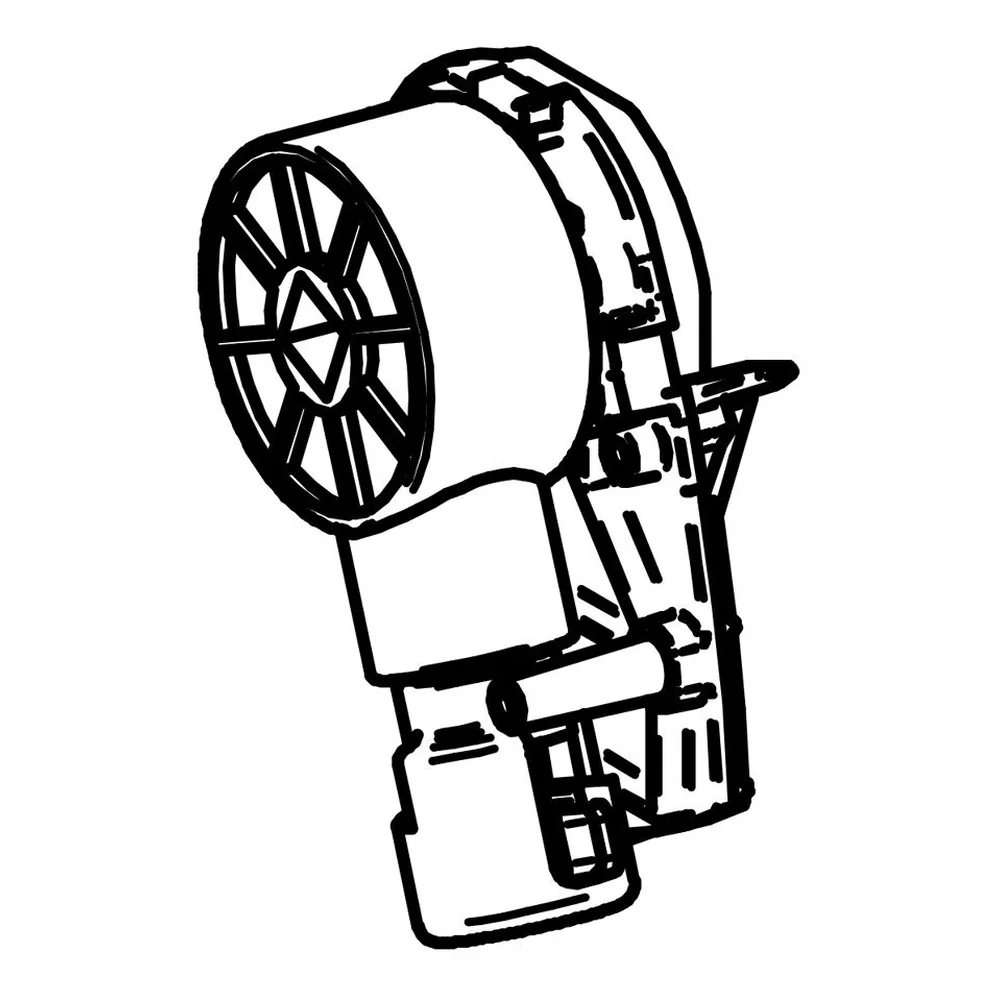 Linker Aufrollmechanismus für Thule-Markise 5102