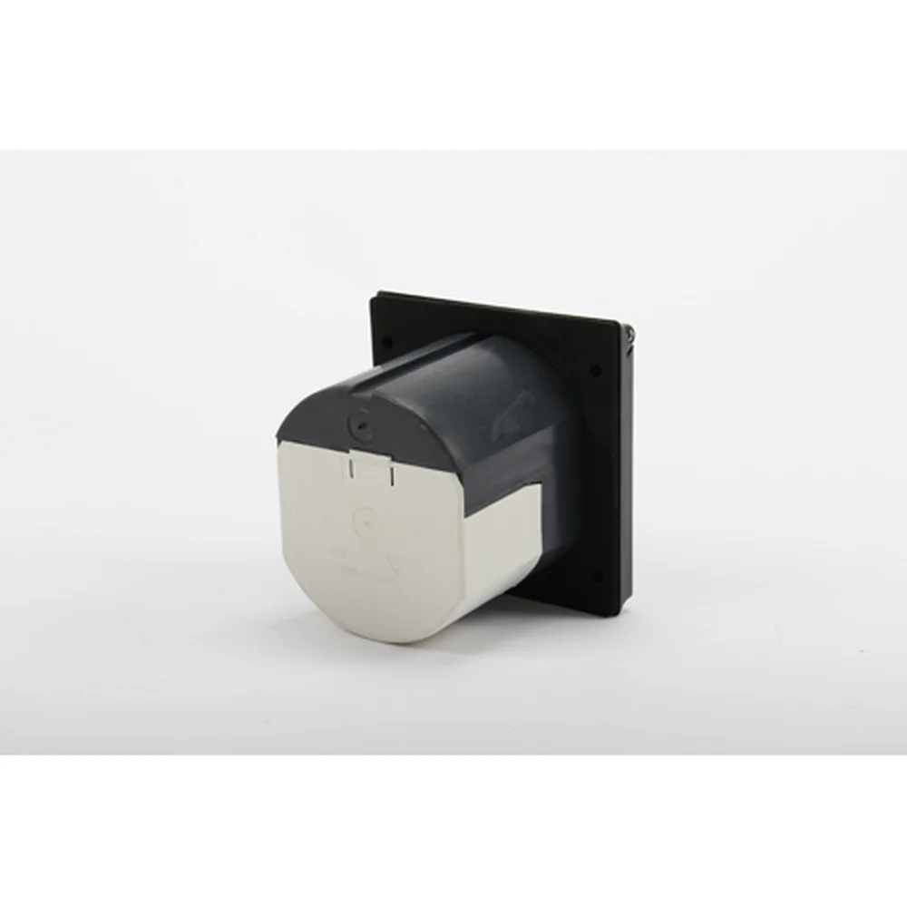 Prise mâle encastrable CEE17 16A - connecteur mâle - boîtier gris anthracite