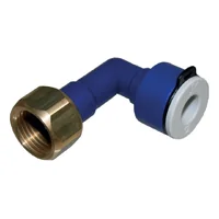 Fem 12 /Fem 1/2" (15x21) Racor codo Uniquick REICH