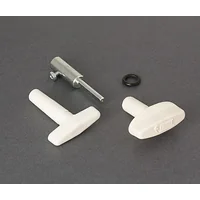 White extension crank handle for Vent 160 skylight