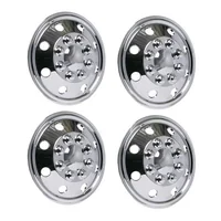 Kit de 4 enjoliveurs 15" chromés