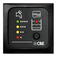 MT214 CBE probe clean and dirty water control panel