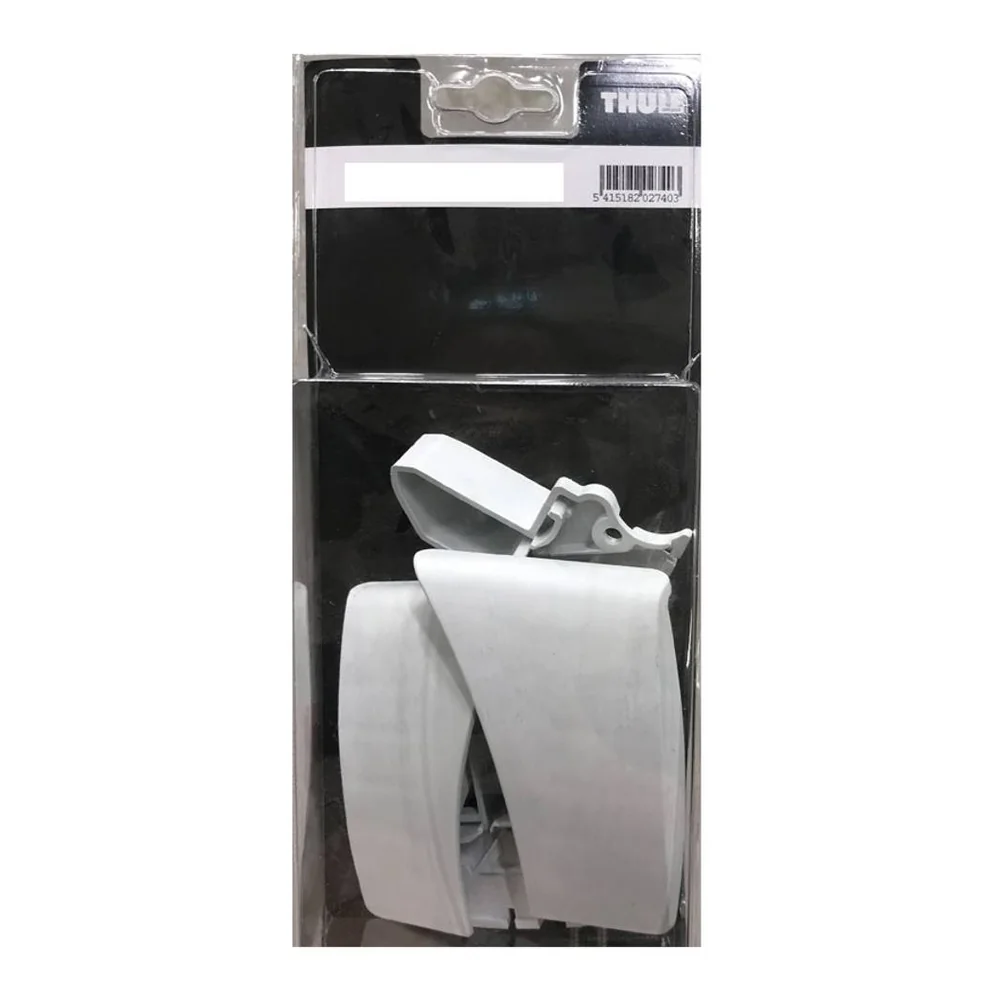 Caches d'extrémité droite et gauche pour bandeau blanc pour store Thule 8000