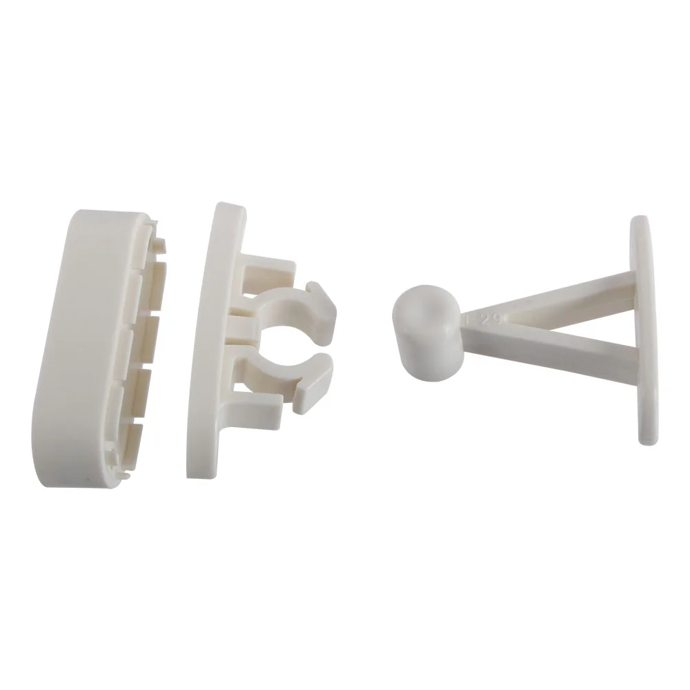 White doorstop removable wedge for mobile homes