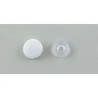 Tapón roscado ø 13 mm con base ø 11 mm blanco RAL9010 - paquete de 20 unidades