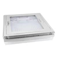 Claraboya 42 MPK - 400x400 mm - gris - con mosquitera y persiana oscurecedora
