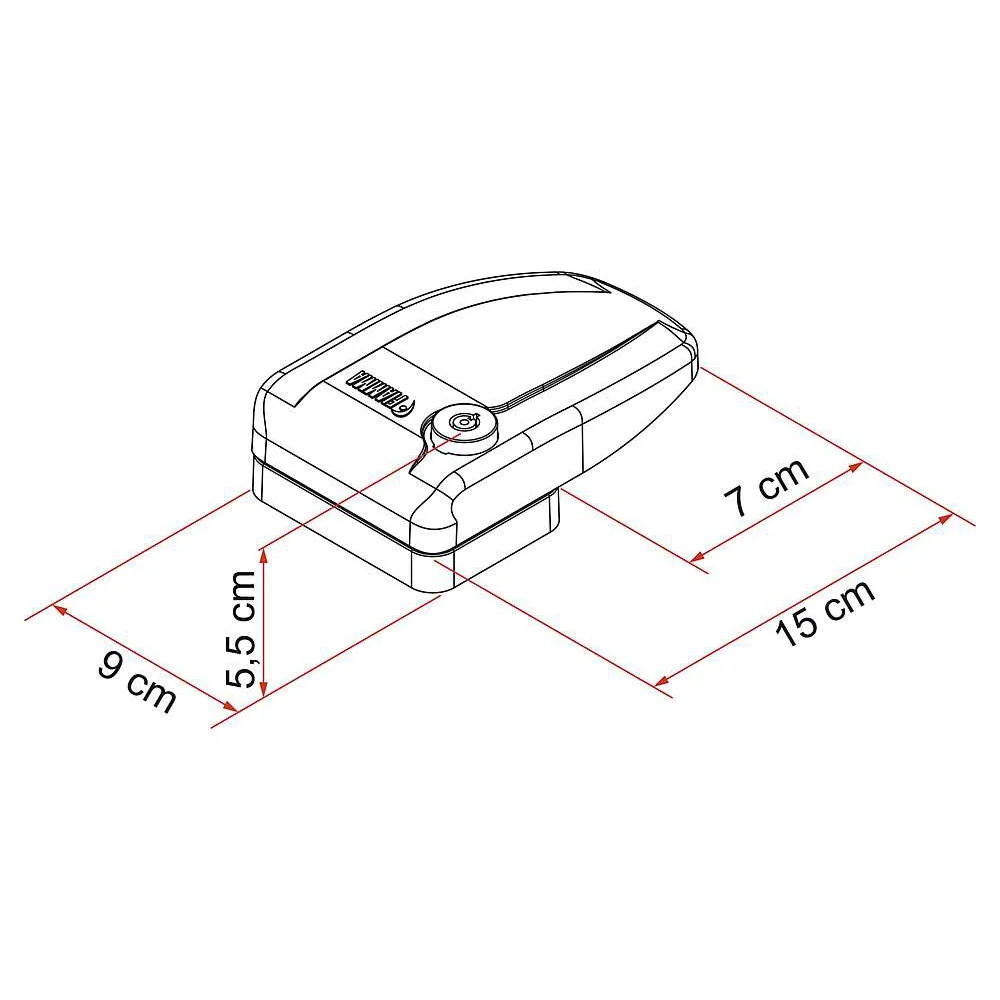 SAFE DOOR BLANCHE FIAMMA lock - New style