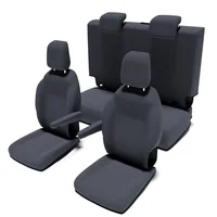 Custom rear seat cover for Citroën Campster 2016 - grey