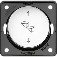 Interrupteur de marchepieds chromé brillant 12V/24V Integro BERKER