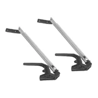 Paire compas droite + gauche Polyfix Plat avec entraxe 230mm pour baie polyplastic