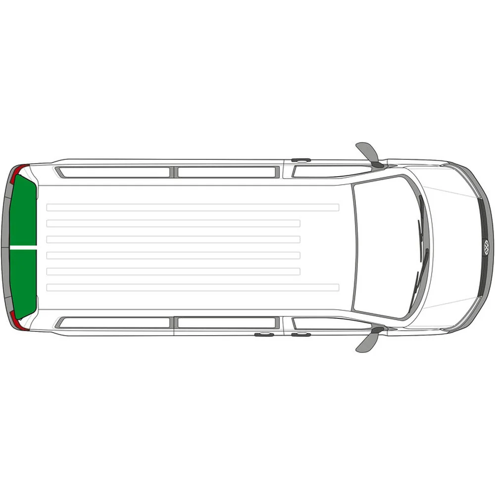 Cortina de ventana para 2 puertas traseras de Opel Vivaro a partir de 09/2014