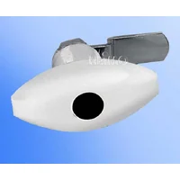 Cerradura corta Push Ellipse Blanco RAL 9010 sin cilindro