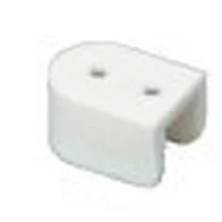 Suporte de plástico para roupeiro, diâmetro 16 mm