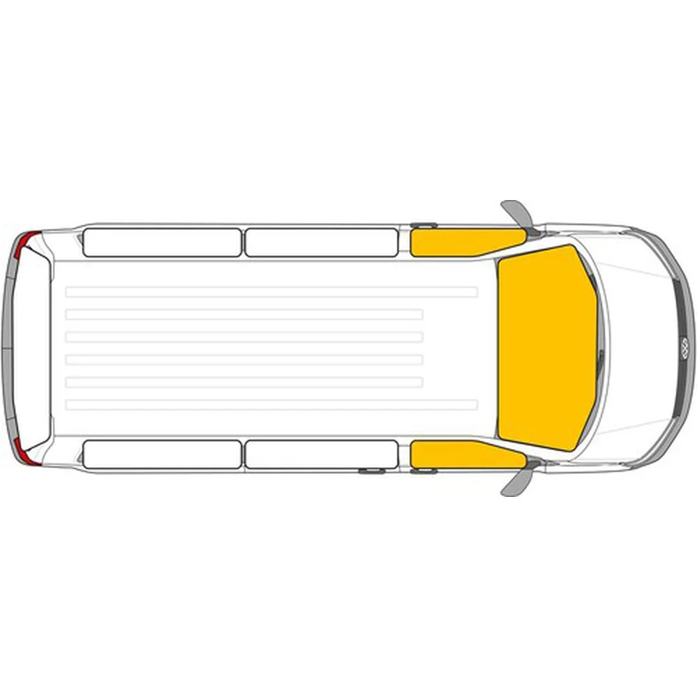 Nissan NV300 insulation for windshield + 2 side windows