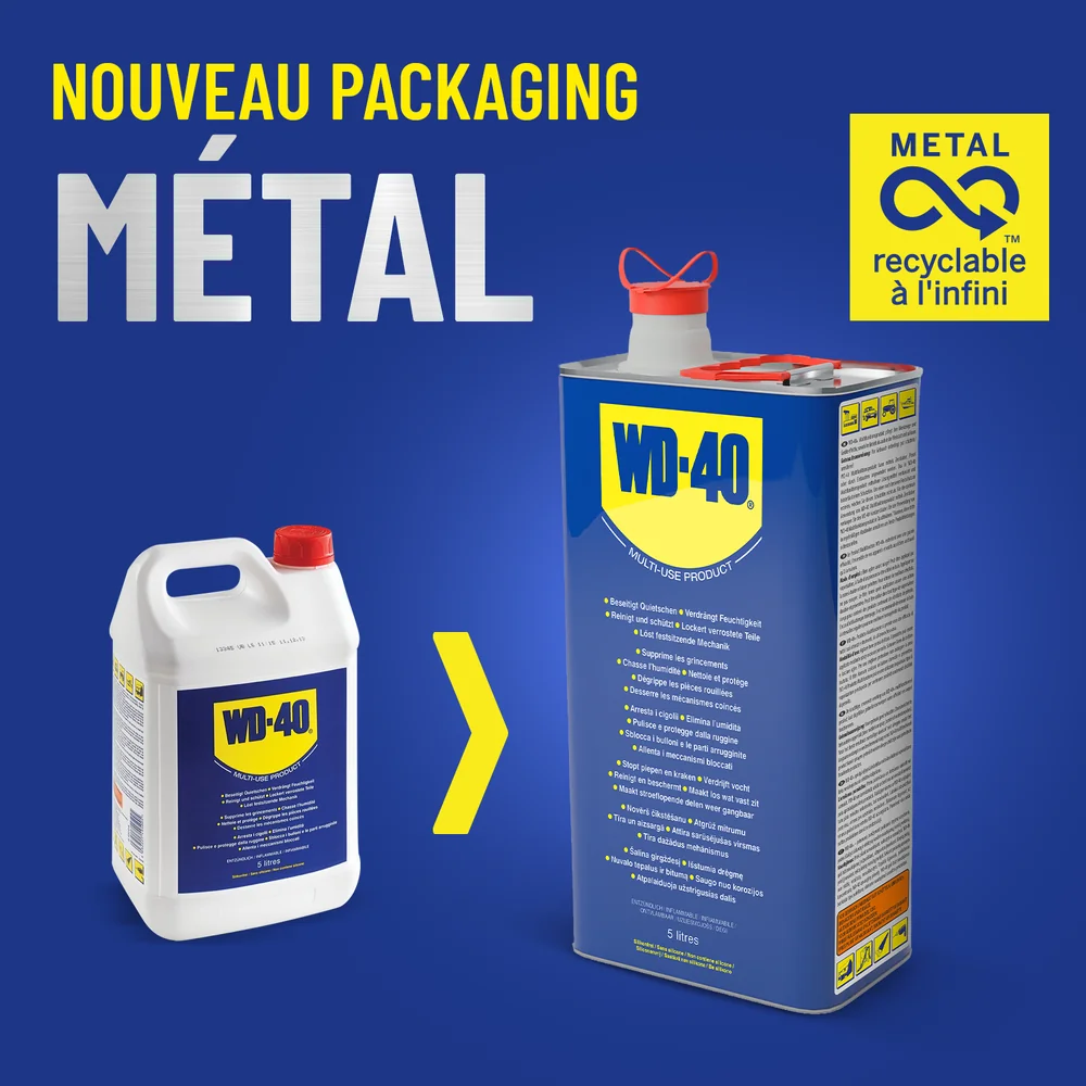 WD-40 Multifunctionele formule, origineel recept – Blik van 5 liter