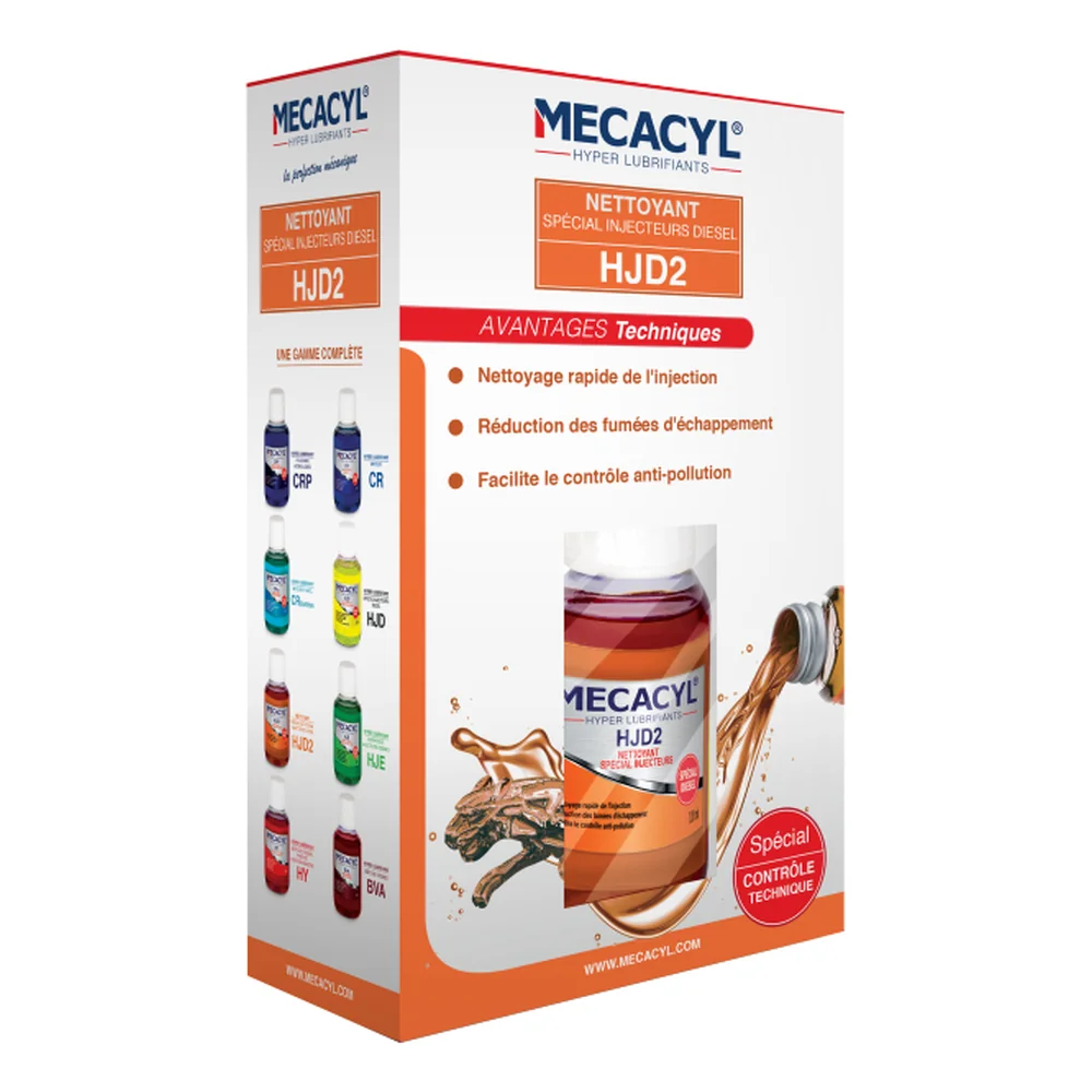 Hyper-lubricant MECACYL HJD2 diesel injector cleaner for technical inspection - 200ml