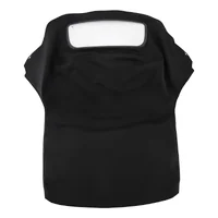 Schwarzes Verdeck aus Alpaka Twillfast Akustik RPC Typ Original für MINI II R52 Cabriolet (11/2002-07/2008) - beheizbare Glasscheibe