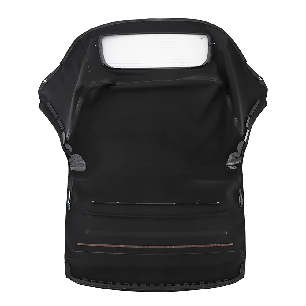 Zwarte akoestische Twillfast Alpaca kap RPC origineel type voor MINI II R52 Cabrio (11/2002-07/2008) - ruit met ontdooifunctie